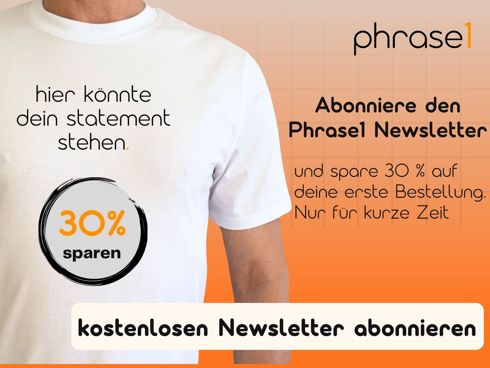Newsletter anmelden Mobile